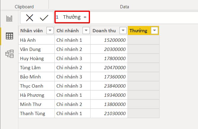 Hướng dẫn sử dụng hàm IF trong Power BI đi kèm ví dụ