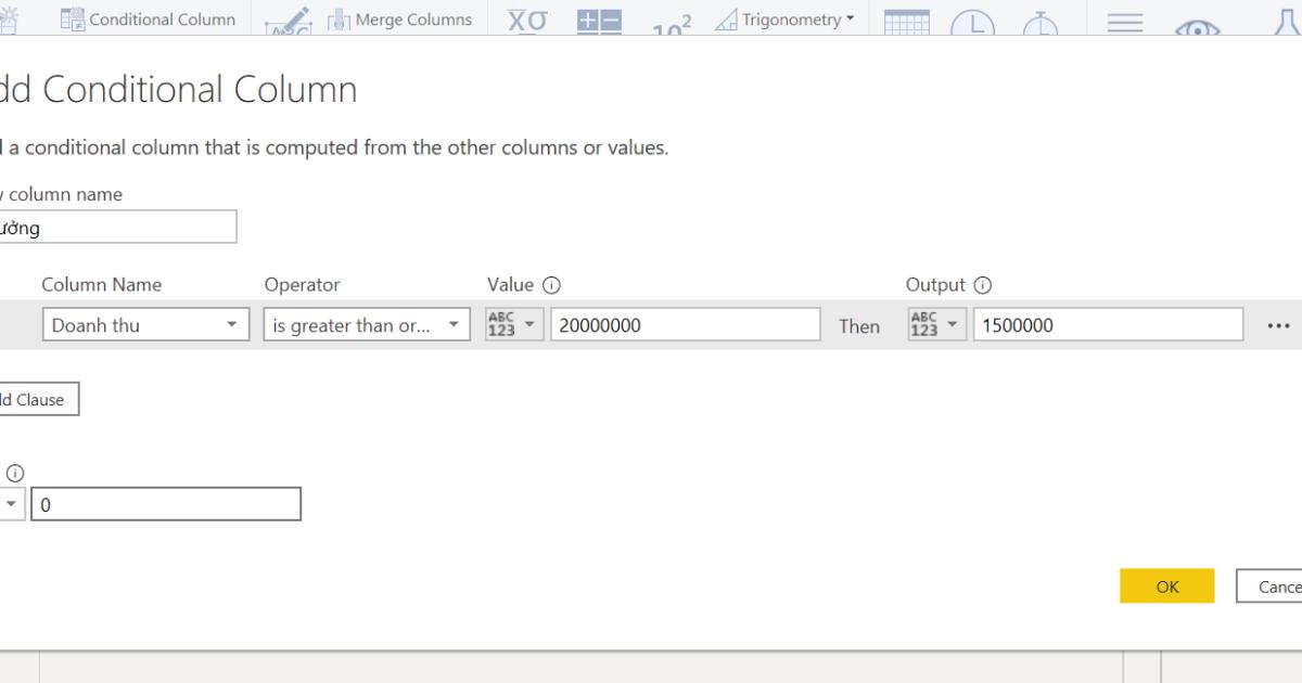 Hướng dẫn sử dụng hàm IF trong Power BI đi kèm ví dụ