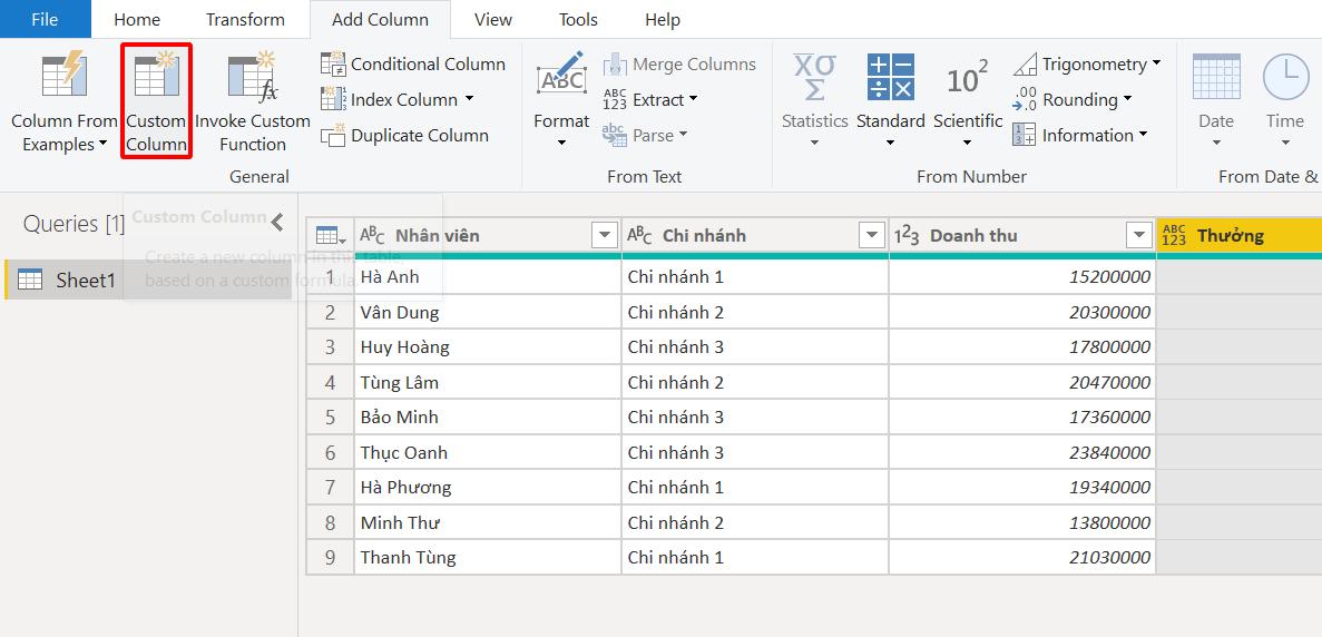 Hướng dẫn sử dụng hàm IF trong Power BI đi kèm ví dụ