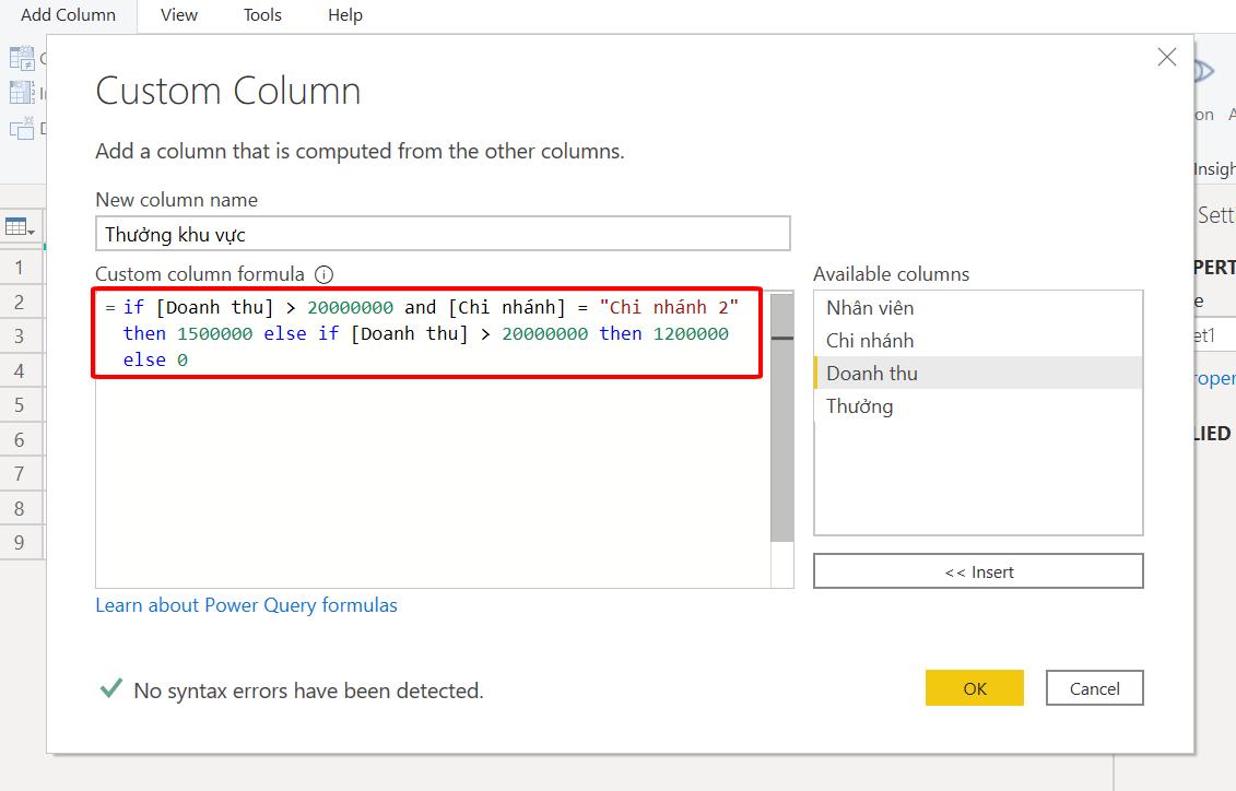 Hướng dẫn sử dụng hàm IF trong Power BI đi kèm ví dụ