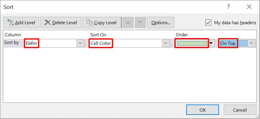 Hướng dẫn 4 cách lọc màu trong Excel nhanh chóng dưới 10 giây