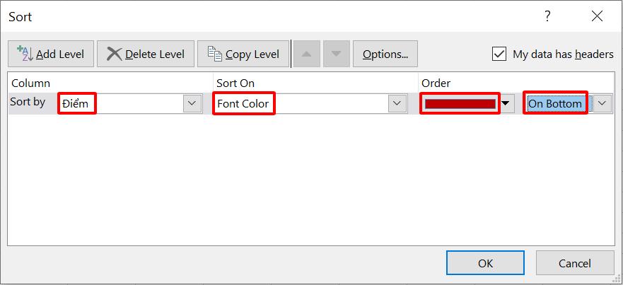 Hướng dẫn 4 cách lọc màu trong Excel nhanh chóng dưới 10 giây