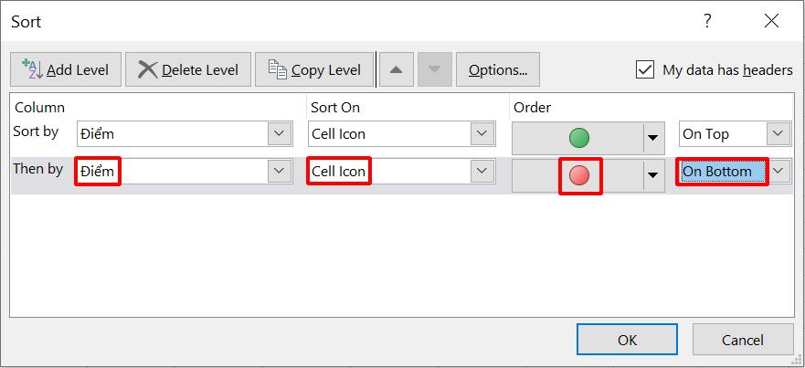 Hướng dẫn 4 cách lọc màu trong Excel nhanh chóng dưới 10 giây