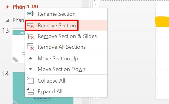 Hướng dẫn sử dụng Section trong PowerPoint để quản lý slide hiệu quả