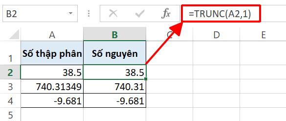 hàm kiểm tra số nguyên trong excel
