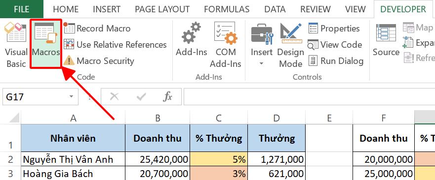 Cách xóa dòng trong Excel dựa theo màu sắc