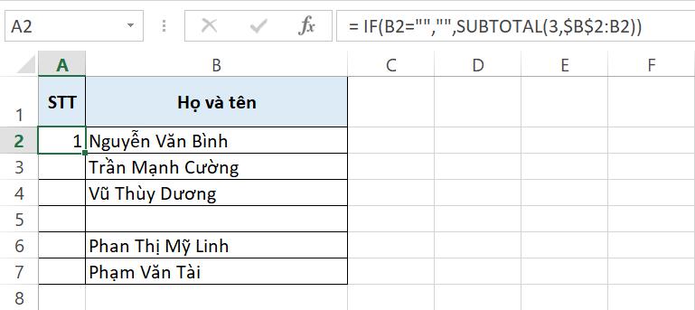3 cách đánh số thứ tự trong Excel cực nhanh và chuẩn
