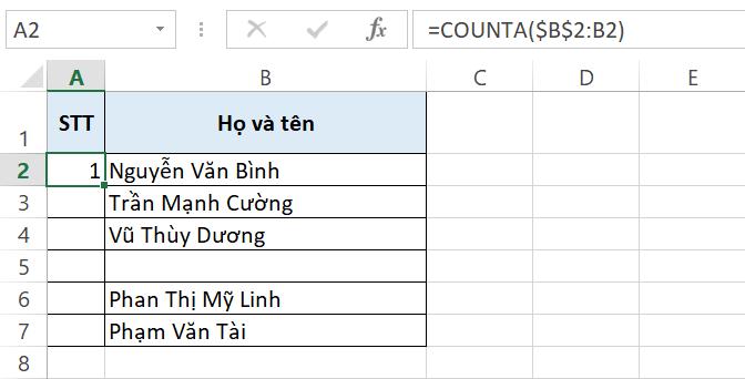 3 cách đánh số thứ tự trong Excel cực nhanh và chuẩn