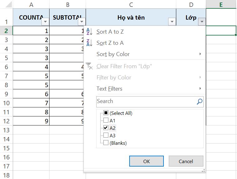 3 cách đánh số thứ tự trong Excel cực nhanh và chuẩn