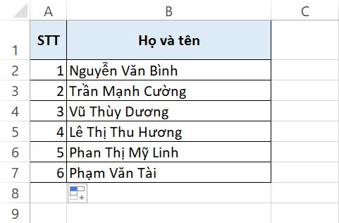 3 cách đánh số thứ tự trong Excel cực nhanh và chuẩn