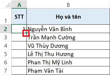 3 cách đánh số thứ tự trong Excel cực nhanh và chuẩn