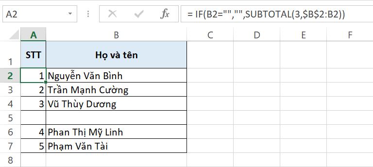 3 cách đánh số thứ tự trong Excel cực nhanh và chuẩn