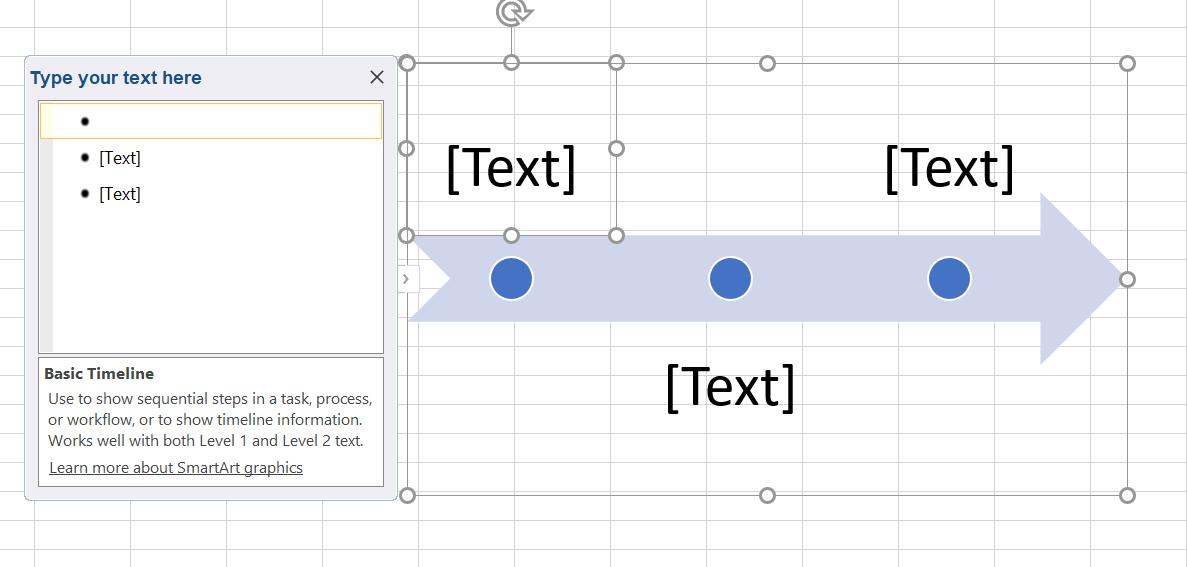 Hướng dẫn tạo timeline trong Excel bằng tính năng SmartArt Excel