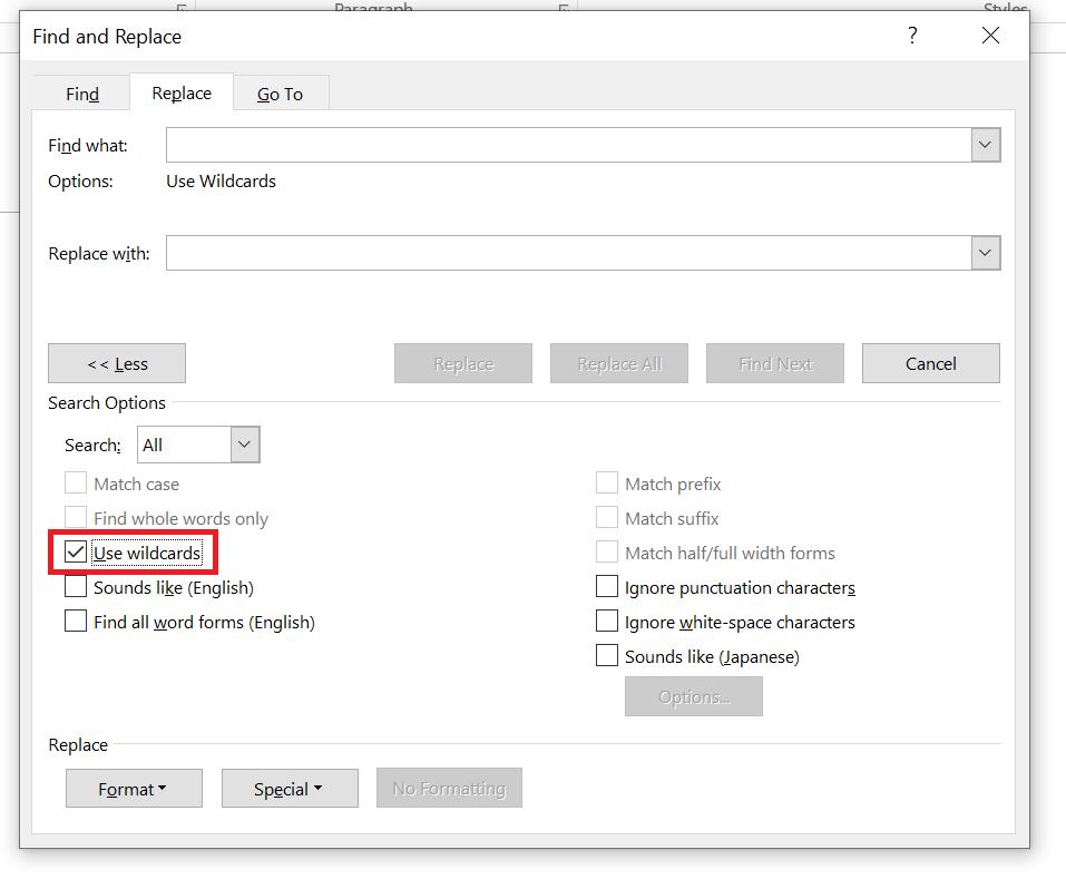 Giới thiệu tính năng Wildcard trong Word và cách ứng dụng hiệu quả