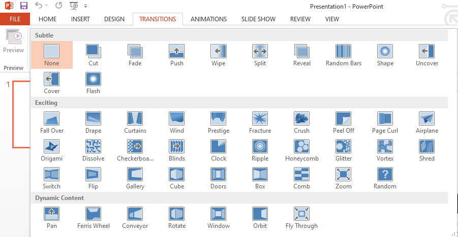 Hướng dẫn chi tiết về Hiệu ứng chuyển trang trên PowerPoint