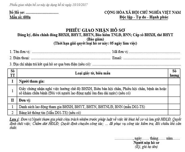 Hướng dẫn làm và nộp hồ sơ báo tăng, báo giảm bảo hiểm xã hội mới nhất