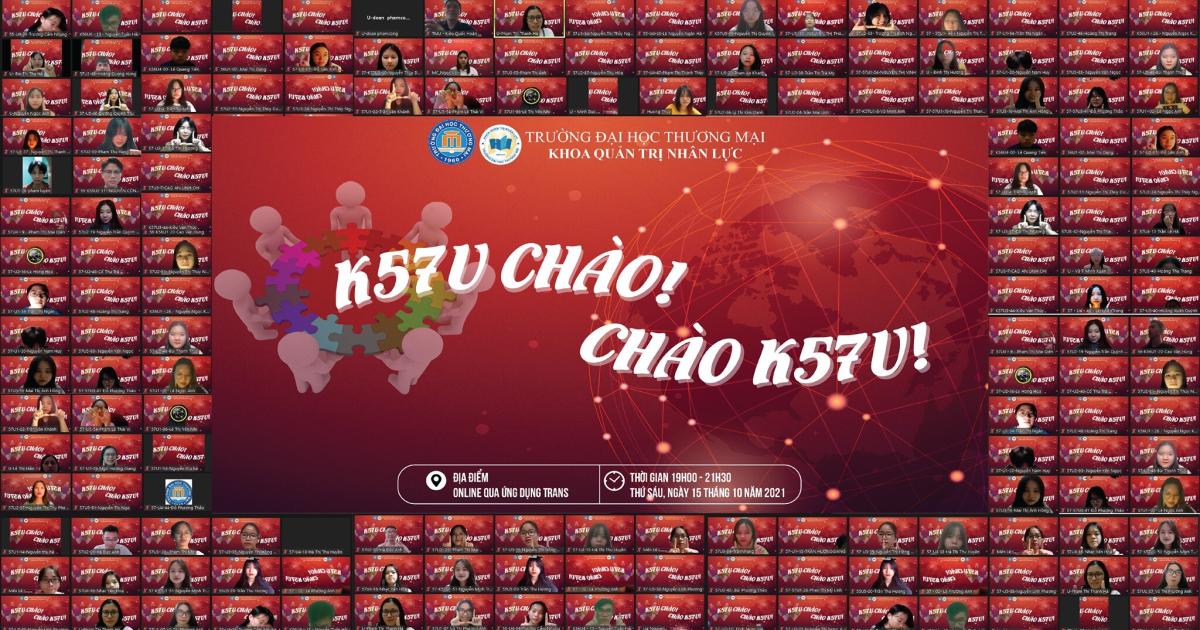 GITIHO ĐỒNG HÀNH CÙNG ĐẠI HỌC THƯƠNG MẠI TRONG CHƯƠNG TRÌNH “K57U CHÀO! CHÀO K57U