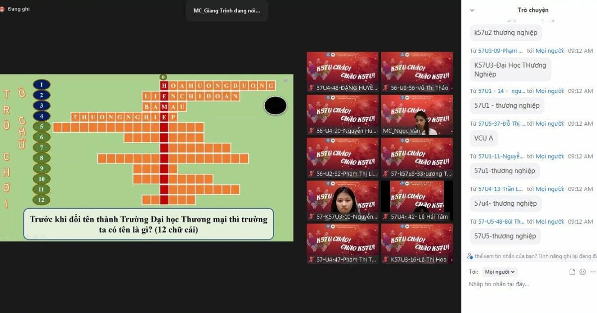 GITIHO ĐỒNG HÀNH CÙNG ĐẠI HỌC THƯƠNG MẠI TRONG CHƯƠNG TRÌNH “K57U CHÀO! CHÀO K57U