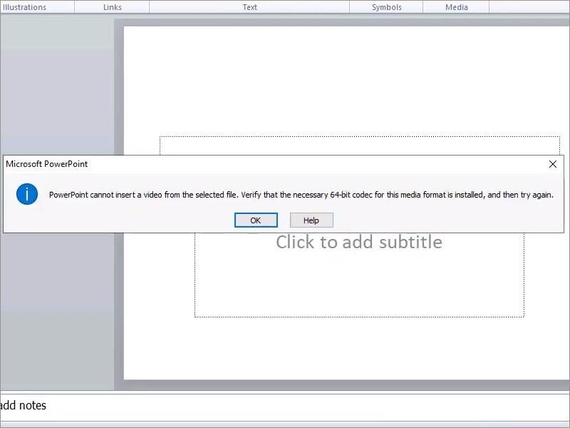 Hướng dẫn cách khắc phục lỗi chèn video vào Powerpoint