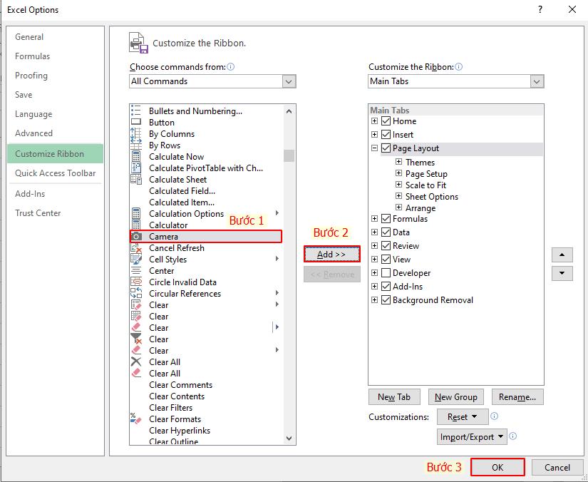 Cách xoay biểu đồ, cách đảo ngược danh mục trong Excel