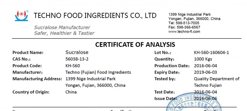 Giấy chứng nhận phân tích COA có vai trò gì trong Xuất nhập khẩu?