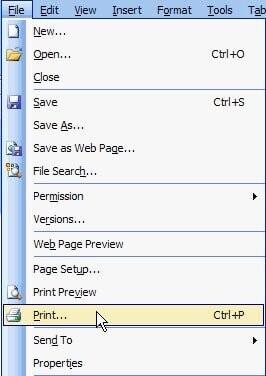 Hướng dẫn các chức năng in văn bản tài liệu trong Word