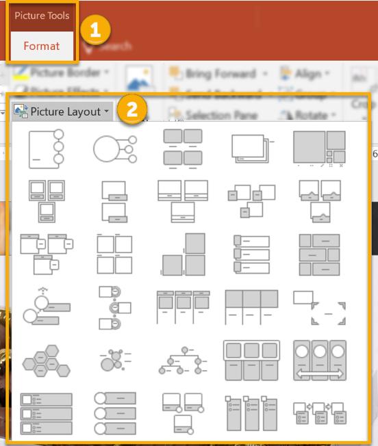 Thủ thuật làm việc với nhiều hình ảnh trên một trang trình chiếu
