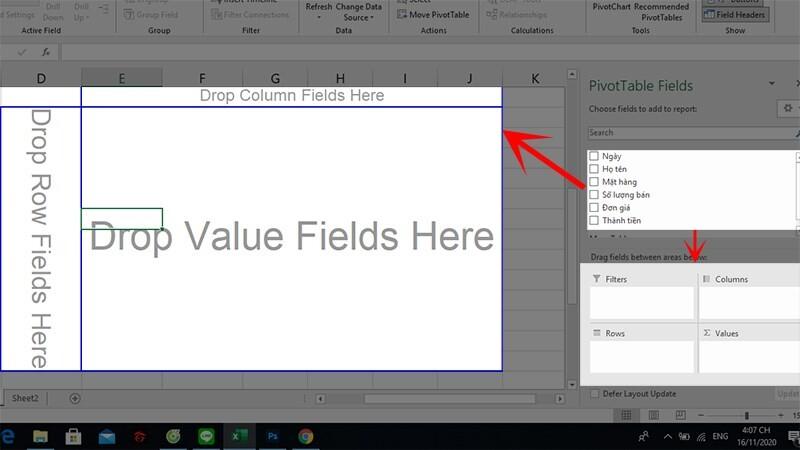 Pivot table là gì? Hướng dẫn sử dụng Pivot table trong Excel