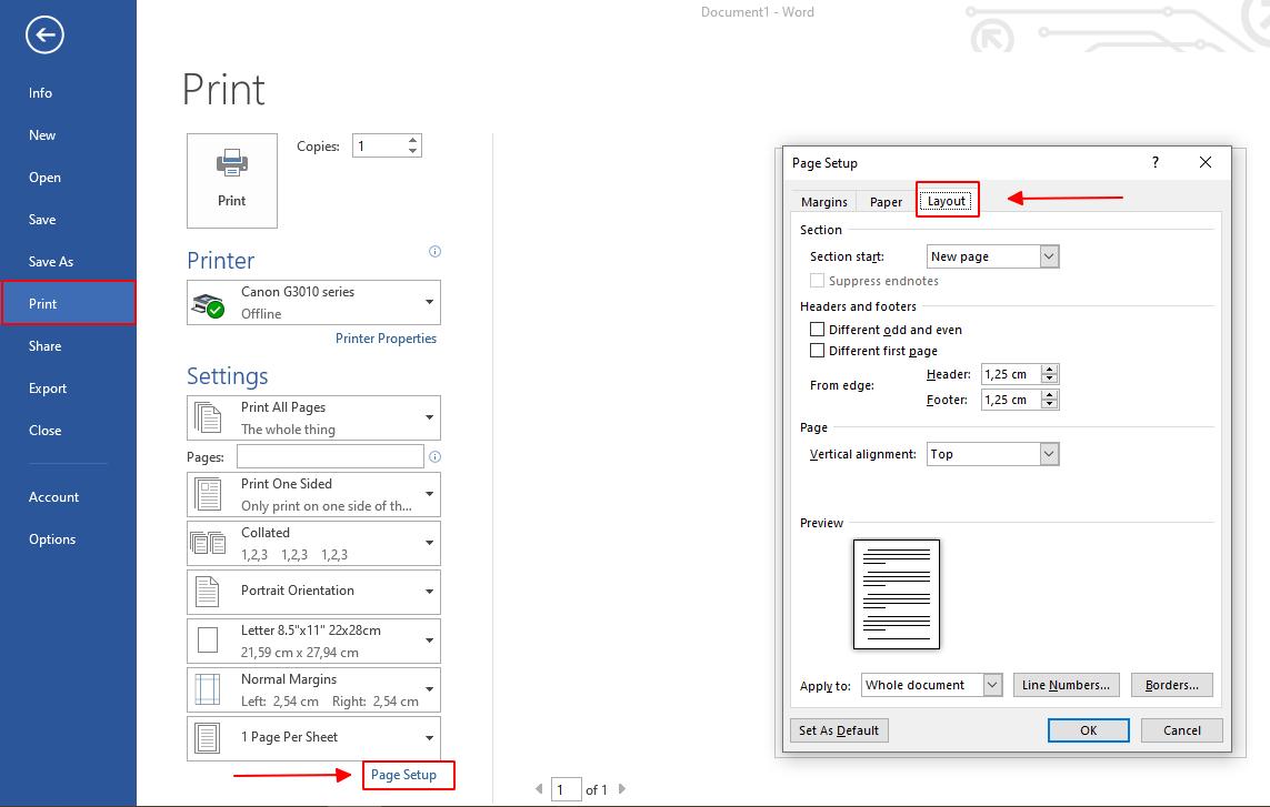Cách in số trang chẵn, lẻ cho tài liệu trong Word