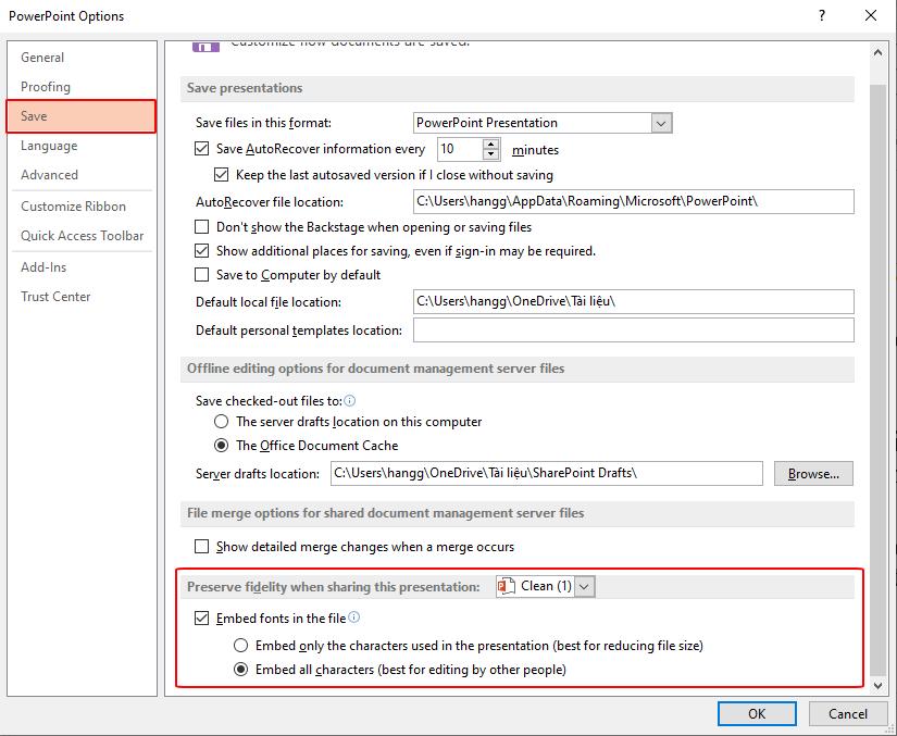 Hướng dẫn khắc phục các lỗi Font chữ thường gặp trong PowerPoint