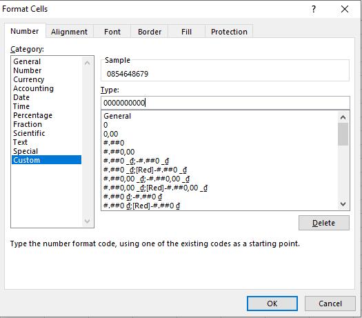 Làm thế nào để bỏ dấu cách trong danh sách số điện thoại bằng Excel