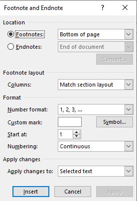 Cách tạo Caption, FootNote để diễn giải nội dung trong Word