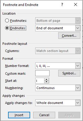 Cách tạo Caption, FootNote để diễn giải nội dung trong Word