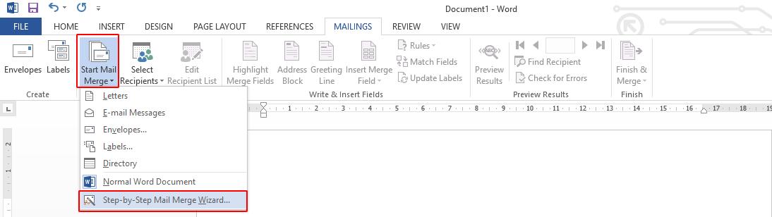 Hướng dẫn sử dụng chức năng Mail Merge cho trộn văn bản trong Word