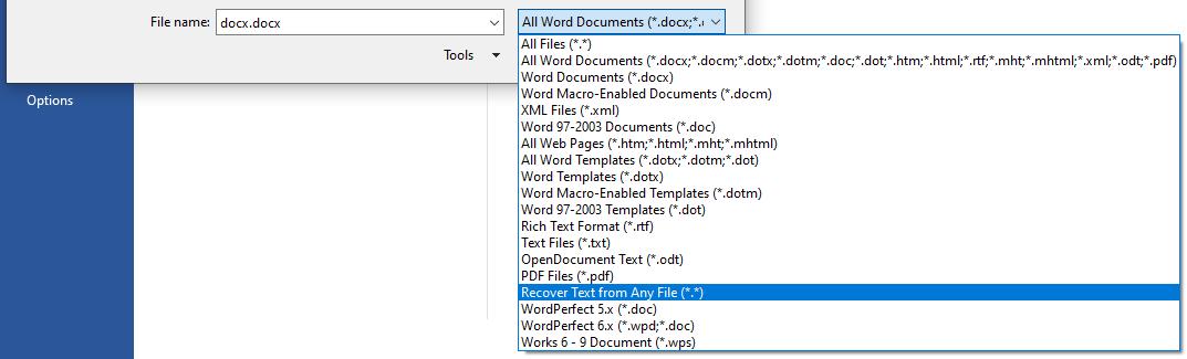 Khắc phục lỗi không mở được file Word trên máy tính