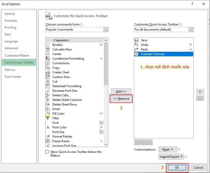 Hướng dẫn sử dụng Quick Access Toolbar của Microsoft