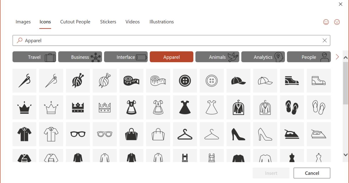 Tạo và chèn các biểu tượng (icon) của riêng mình