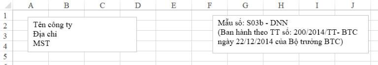Cách tạo mẫu Sổ cái trên Excel đơn giản nhất