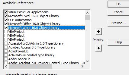 Hướng dẫn sử dụng VBA để sao chép dữ liệu từ Excel sang Word