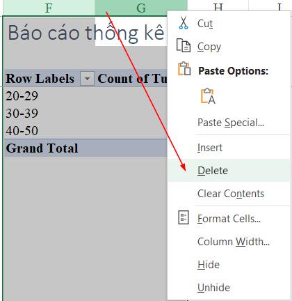 Pivot table là gì? Hướng dẫn sử dụng Pivot table trong Excel