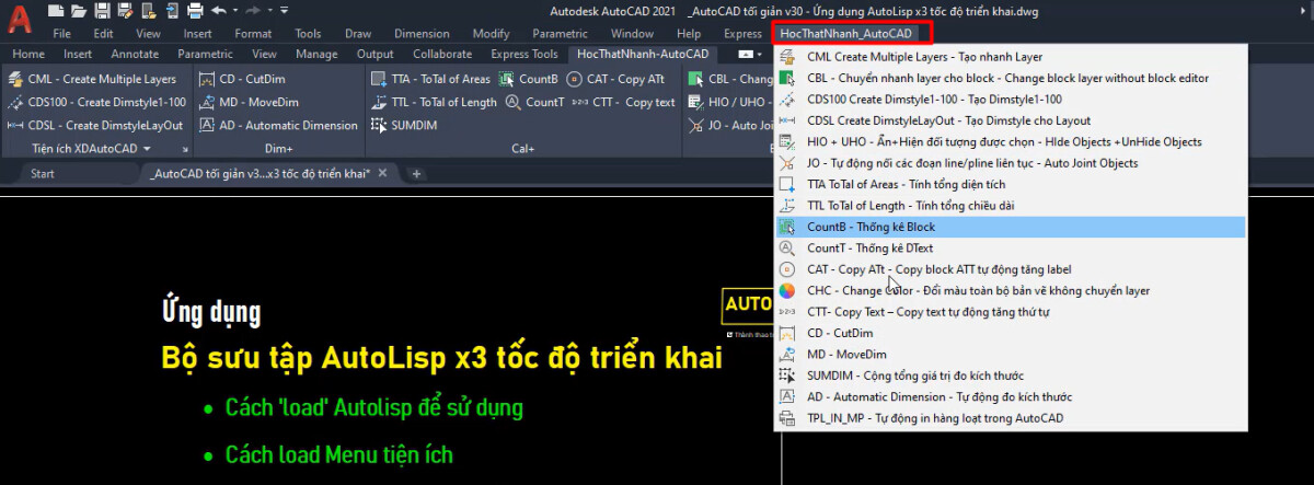 Ứng dụng AutoLisp x3 tốc độ triển khai bản vẽ AutoCAD (Phần 1)