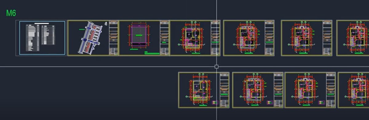 Đọc vị bản vẽ AutoCAD được bố cục trên không gian Model