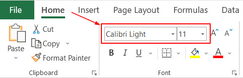 Cách đổi font chữ mặc định trong Excel 365, 2016, 2013, 2010, 2007