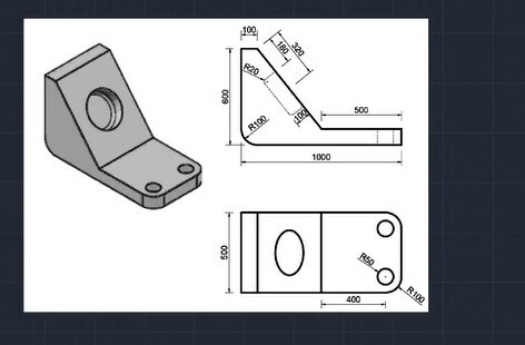 Bản vẽ thiết kế bàn làm việc hộc liền 3 ngăn SV120SHL3D