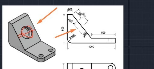 Thực hành dựng nhanh hình chiếu của vật thể trong AutoCAD