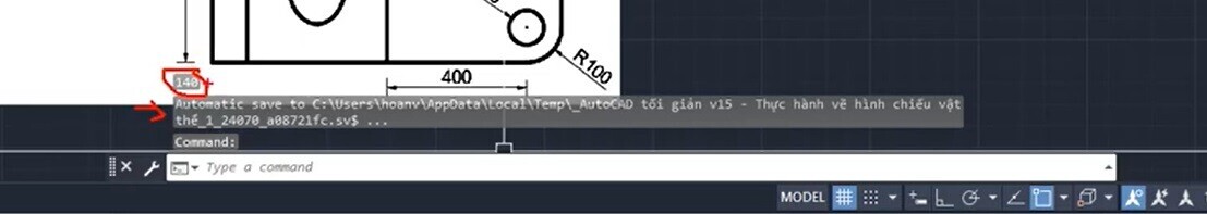 Thực hành dựng nhanh hình chiếu của vật thể trong AutoCAD