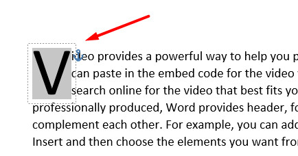 Cách tạo Drop Cap trong Word để viết to chữ cái đầu