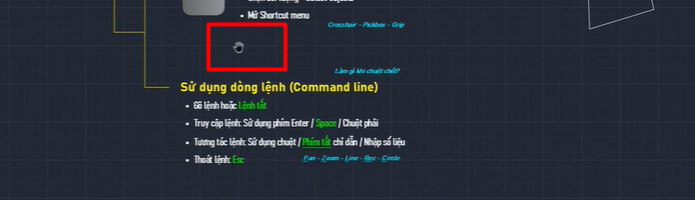 Cách dùng chuột trong AutoCAD và xử lý khi chuột không hoạt động