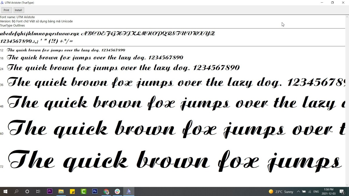 1900+ font chữ Việt hóa cực đẹp dùng trong thiết kế Powerpoint