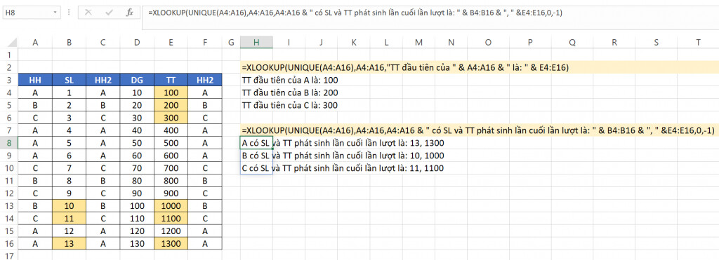 Khám phá hàm XLOOKUP - công cụ tìm kiếm mạnh mẽ của Excel